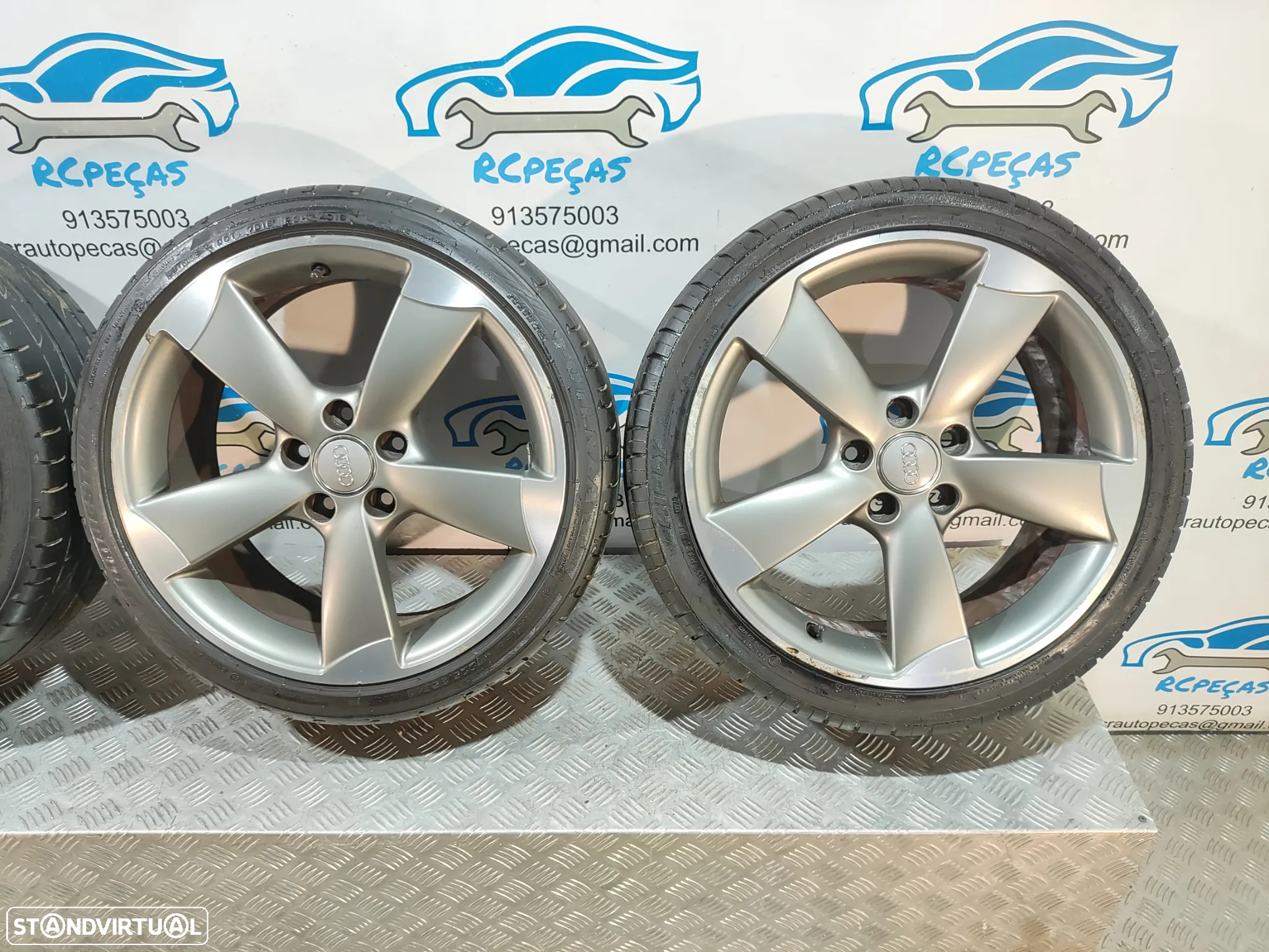 JANTES ORIGINAIS ROTOR AUDI A3 8P S LINE S-LINE 18 POLEGADAS 7,5J ET54 5X112 - 6