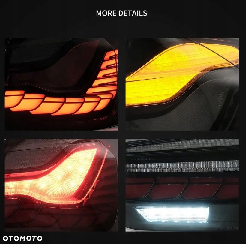 Lampa tyl na kpl Oled Led GTS-look Animacje Bmw 3 f30 2011-2018 Lift - 7