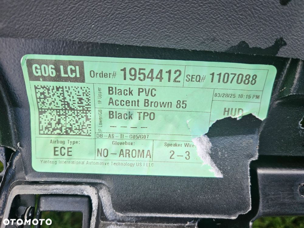 BMW X6 G05 G06 G07 DESKA ROZDZIELCZA - 3