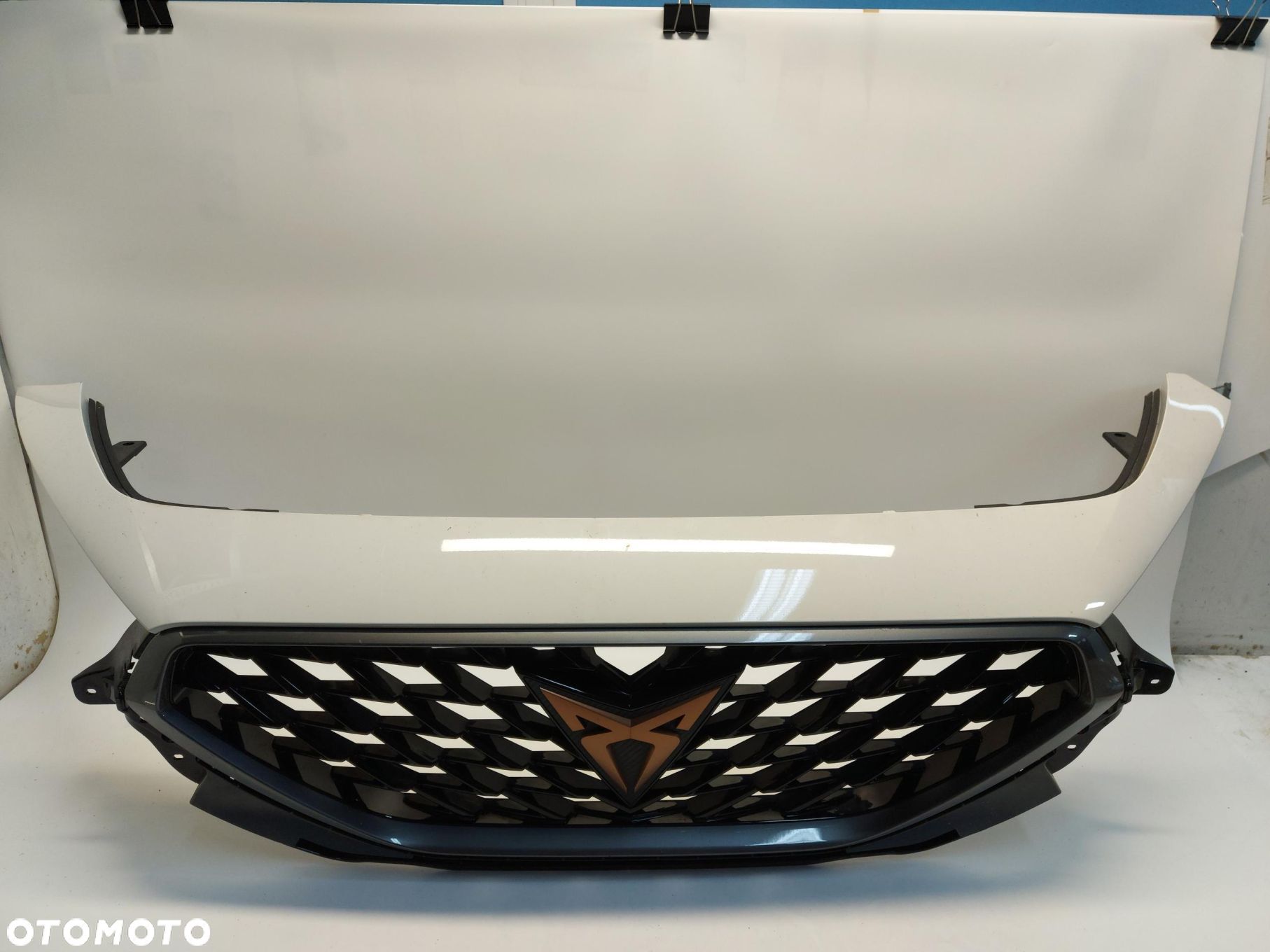 CUPRA FORMENTOR 5FF GRILL ATRAPA ZDERZAK PRZÓD PRZEDNI BIAŁY LB9A - 1