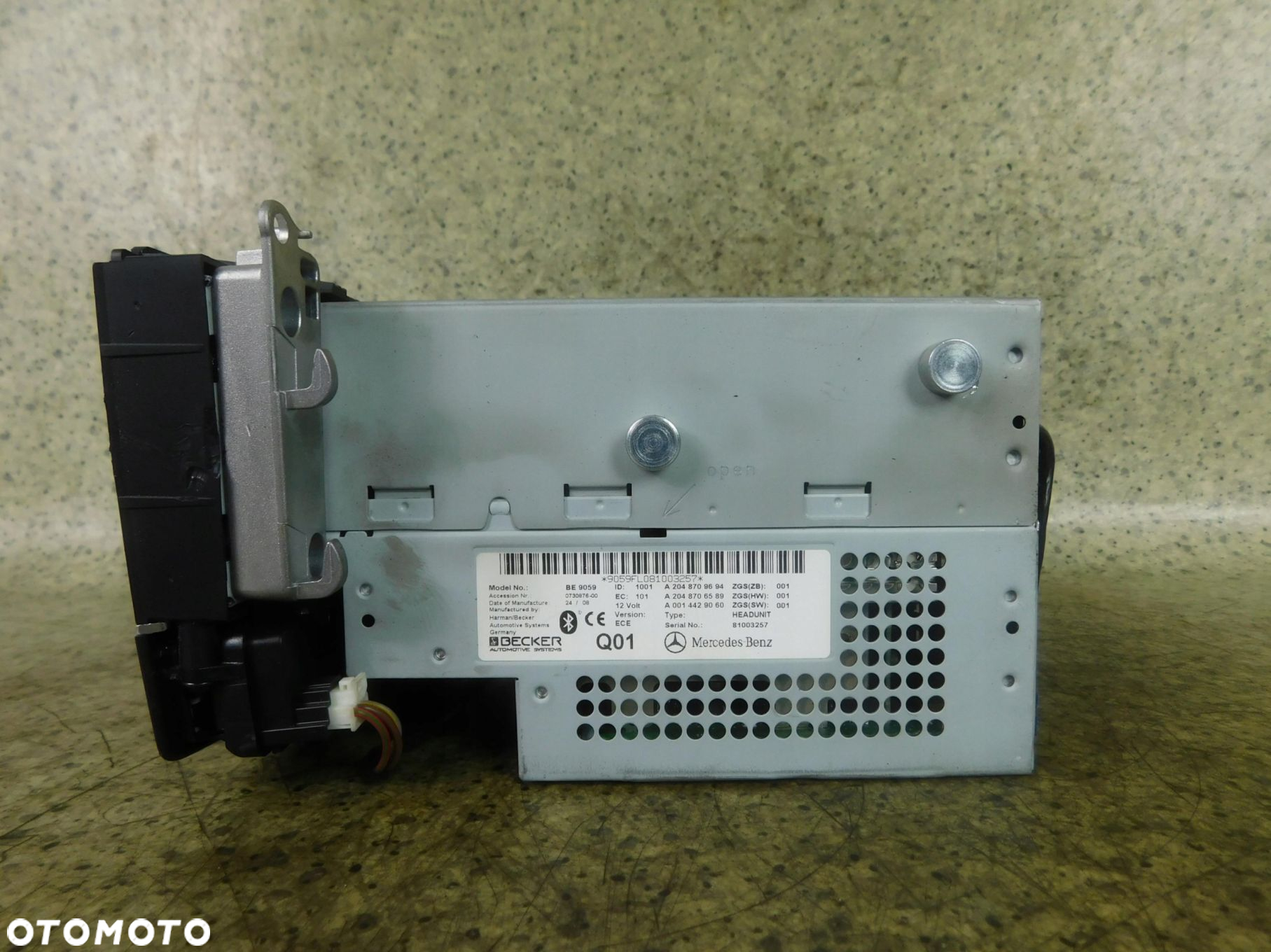 2048709694 Radio Navi Mercedes W204 - 2