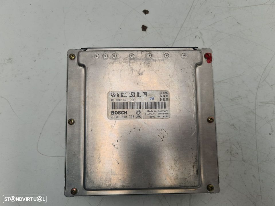 MERCEDES W203 CLASS C 220 2.2 CDI 2003 | CENTRALINA BOSCH | Ref: A 611 153 81 79 - 0 281 010 798; - 2