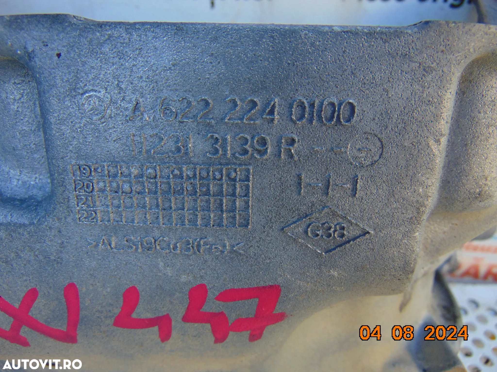 Suport motor Mercedes Vito w447 Viano Renault Trafic 3 Opel Vivaro cod r a - 2