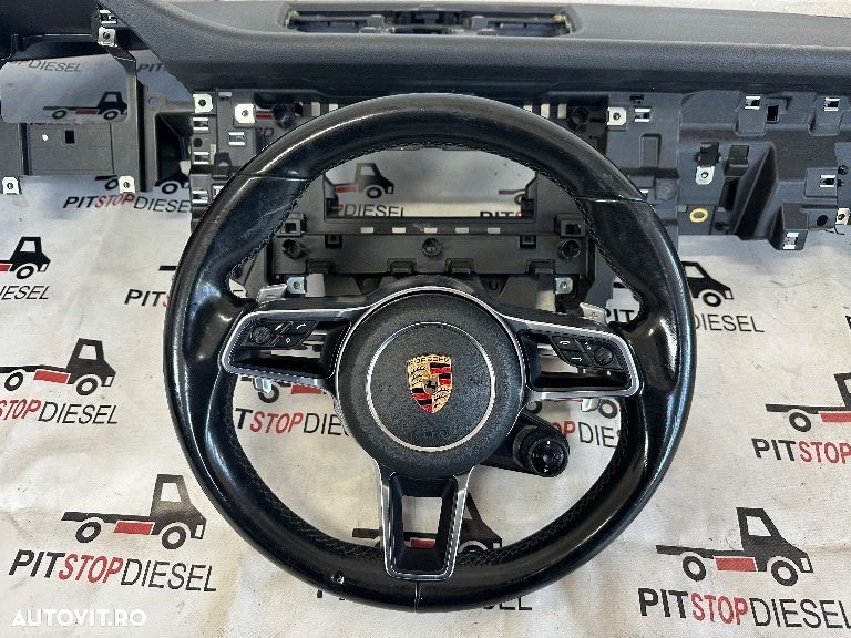 KIT AirBag complet PORSCHE MACAN S 95B 2014 2015 2016 2017 2018 2019 2020 plansa bord-volan-airbag-centura - 3