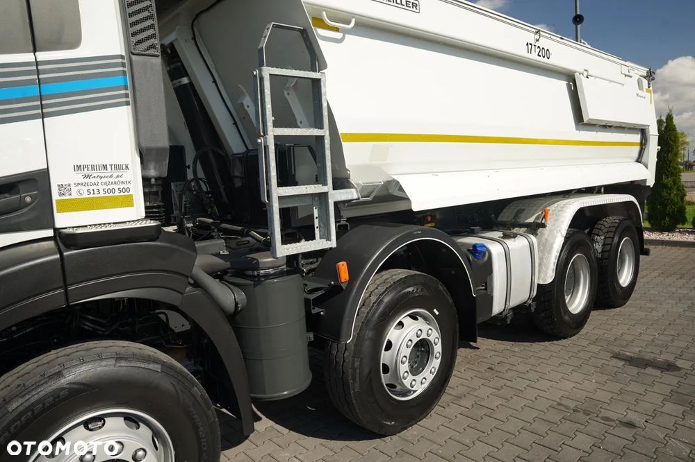 Iveco X- WAY 480 / 8x4 / WYWROTKA TYLNOZSYPOWA - 5,6 M / HYDROKLAPA / OPONY 100% / EURO 6 - 17