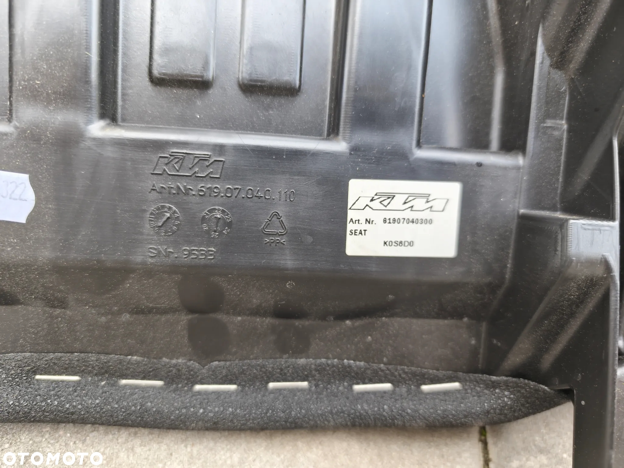 Kanapa, fotel przód, siedzenie kierowcy KTM 1290 Super Adventure - 22