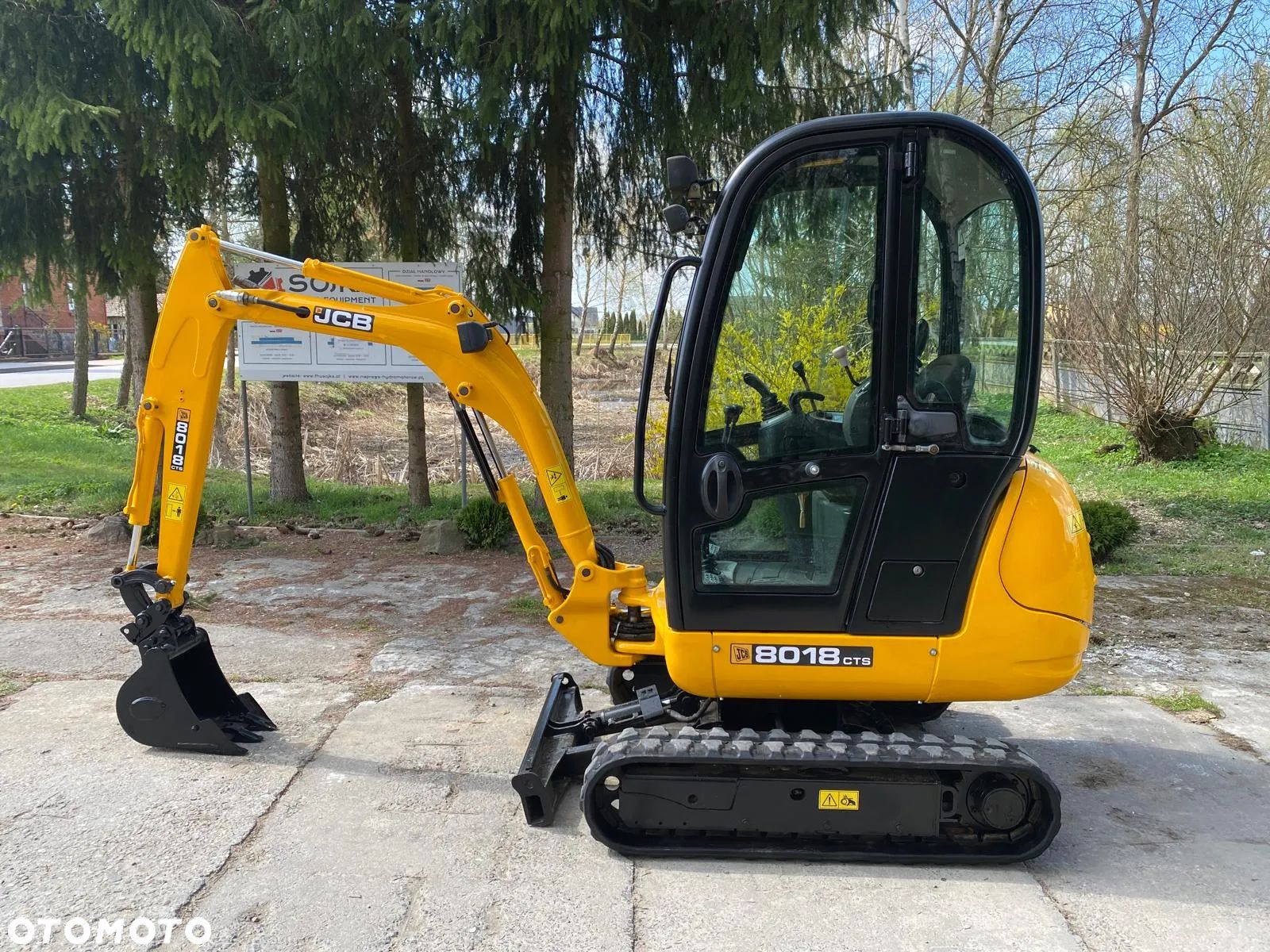 JCB 8018cts | 2008r | tylko 1910mtg | po przeglądzie | FV - 1
