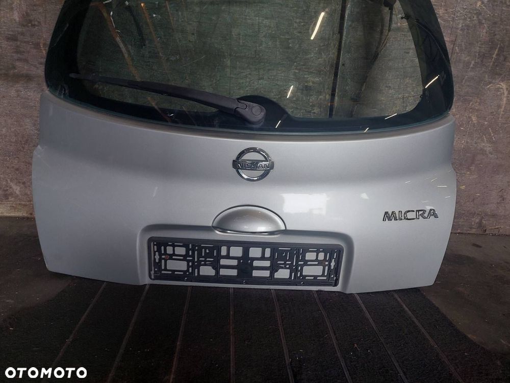 KLAPA BAGAŻNIKA KOMPLETNA NISSAN MICRA K12 KY0 - 2