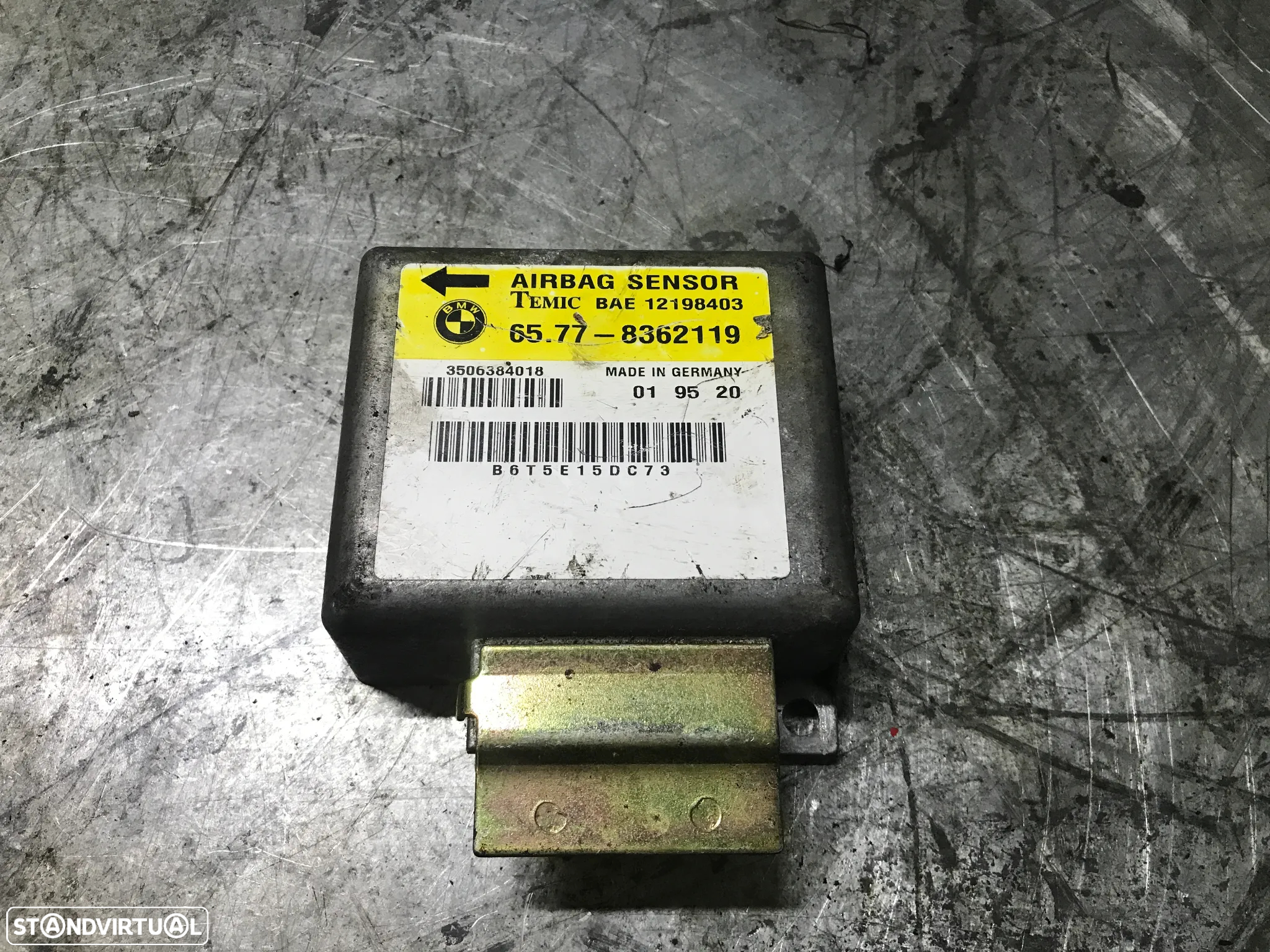 CENTRALINA DO AIRBAG BMW SERIE 3 E36 6577-8362119 - 2