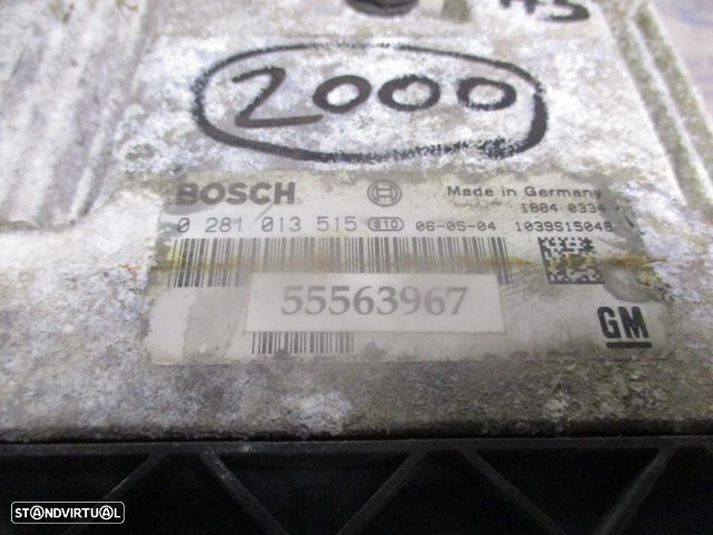 Centralina 55563967 0281013515 SAAB 93 2 SPORT HATCH FASE 1 2006 1.9TID 150CV 5P AZUL BOSCH - 5