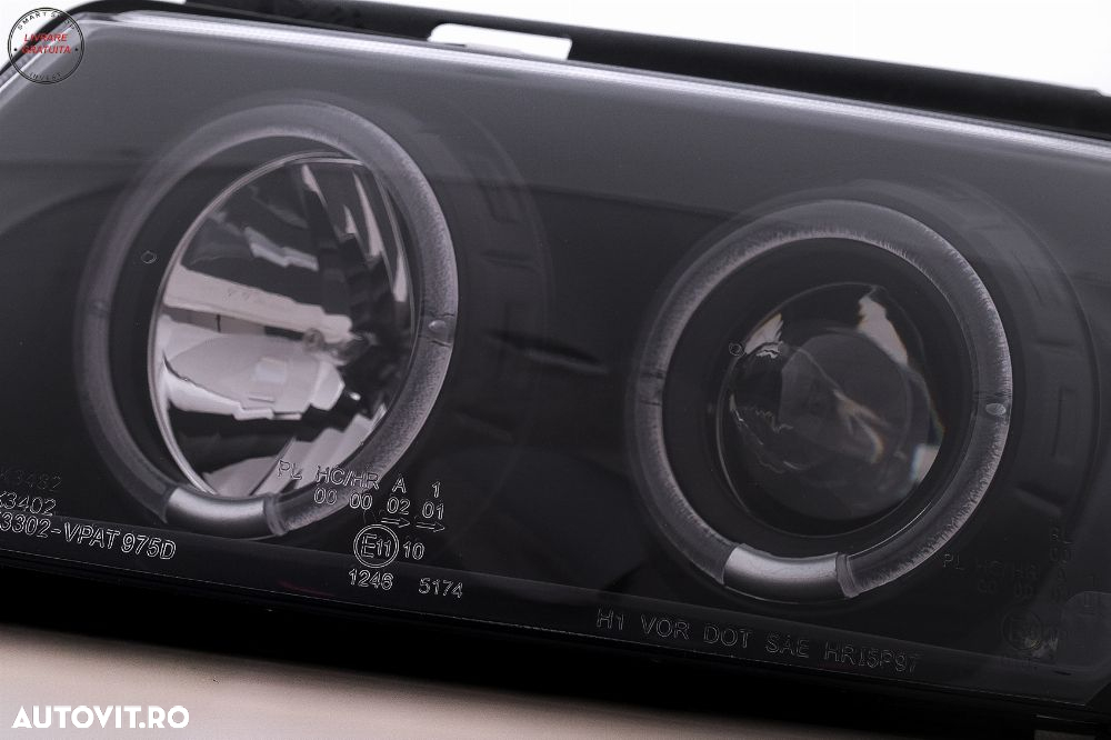 Faruri Angel Eyes VW Passat B5 3B (11.1996-08.2000) Negru- livrare gratuita - 4
