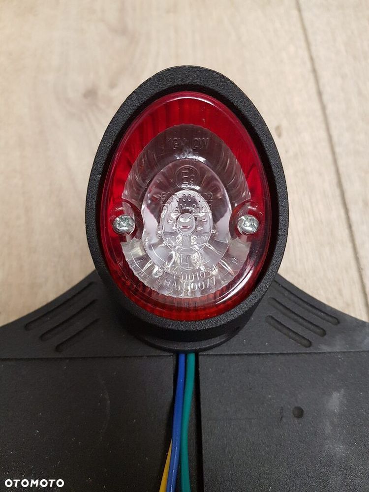 Uchwyt tablicy boczny lampa Harley Chopper Cruiser - 2