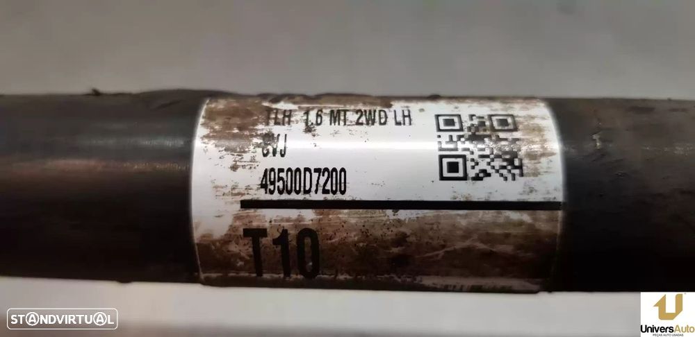 TRANSMISSÃO FRONTAL ESQUERDA KIA SPORTAGE 2017 -49500D7200 - 1