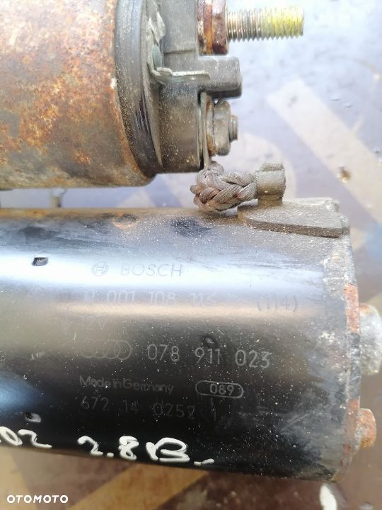 Rozrusznik Audi A4 A6 C4 C5 80 100 A8 VW 2.6 2.8 078911023 - 5