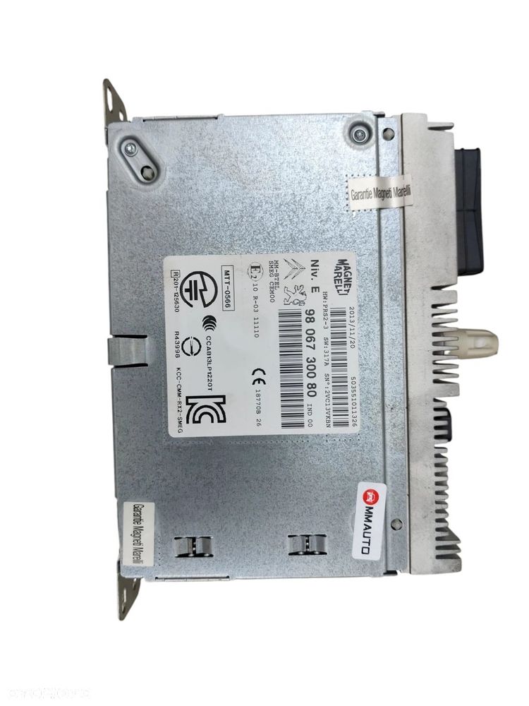 RADIO NAWIGACJA GPS PEUGEOT 208 I (2012-2015) 1.6 e-HDI 92KM 9806730080 - 4
