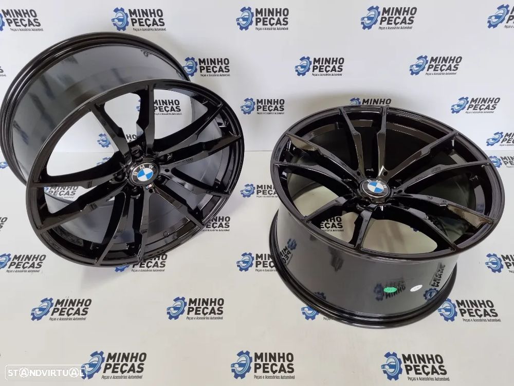 Jantes Look BMW X6M 2017 em 20 Preto Brilho - 7