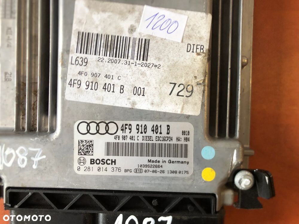 KOMPUTER STEROWNIK SILNIKA AUDI 3.0 TDI 4F9910401B - 6