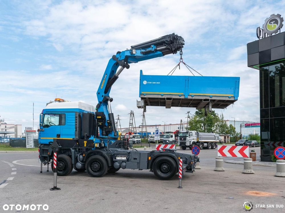 MAN TGA 33.480 6x6 PALFINGER PK 60002 HDS Żuraw Siodło Ciągnik - 8