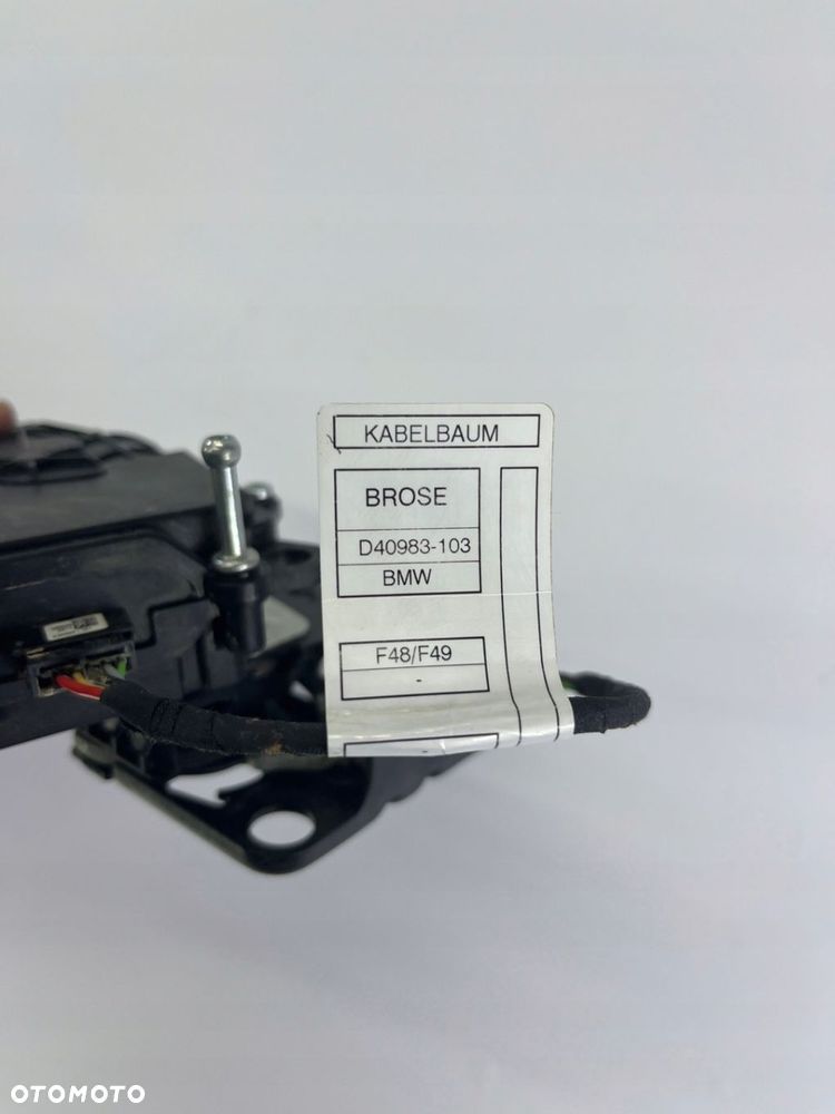 BMW X1 F48 MECHANIZM DOCIĄG ZAMEK KLAPY BAGAŻNIKA KOMPLET OE 7374006 ORG - 6