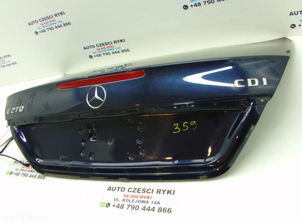 Mercedes E Klasa W211 sedan Klapa bagażnika 359 - 3