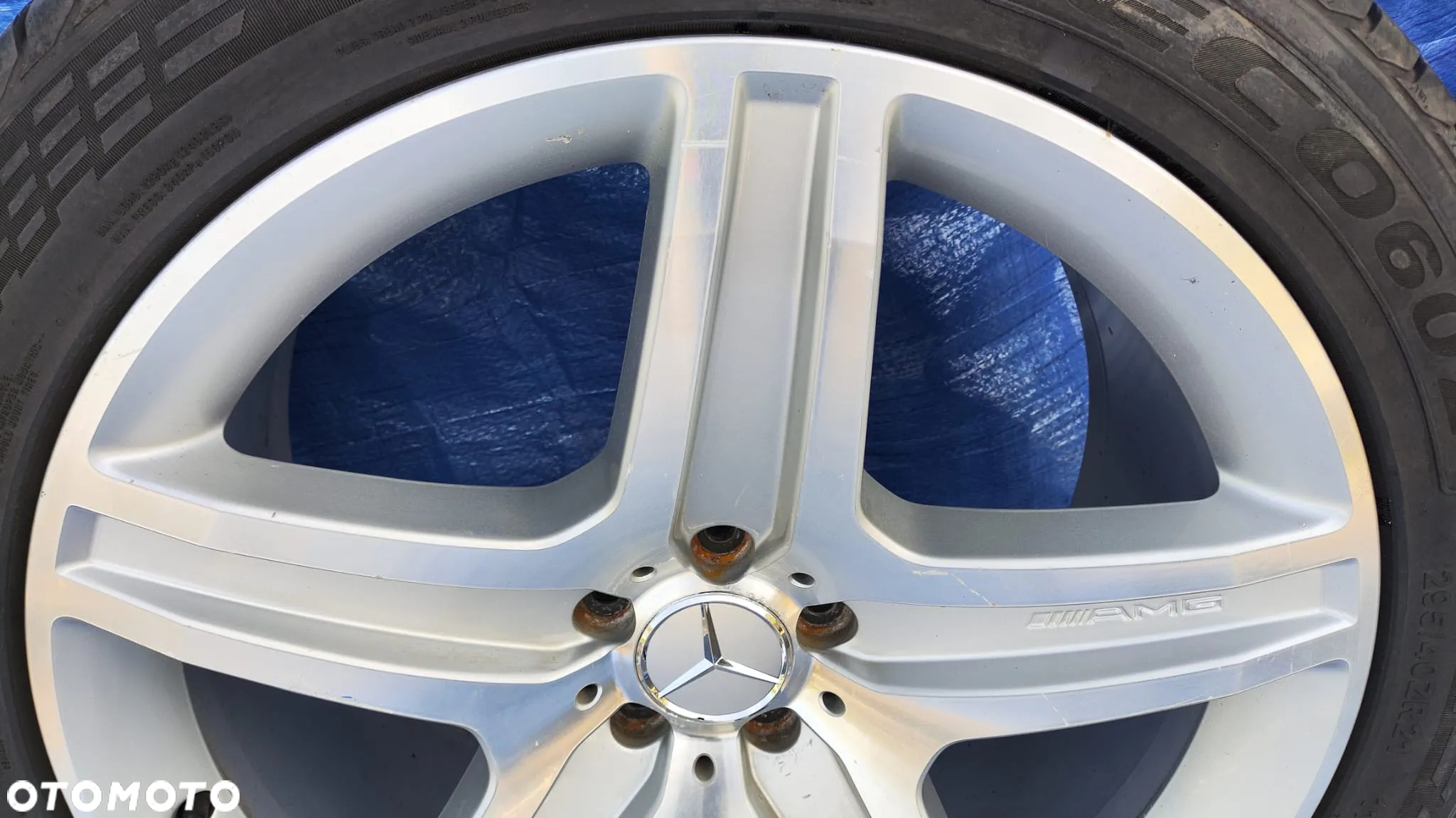 KOŁA FELGI ORYGINALNE AMG 21 CALI A1644017002 10Jx21 ET37 OPONY 295/40ZR21 MERCEDES GLE ML W164 W166 GLS GL X164 X166 S-KLASA W222 CL W216 - 3