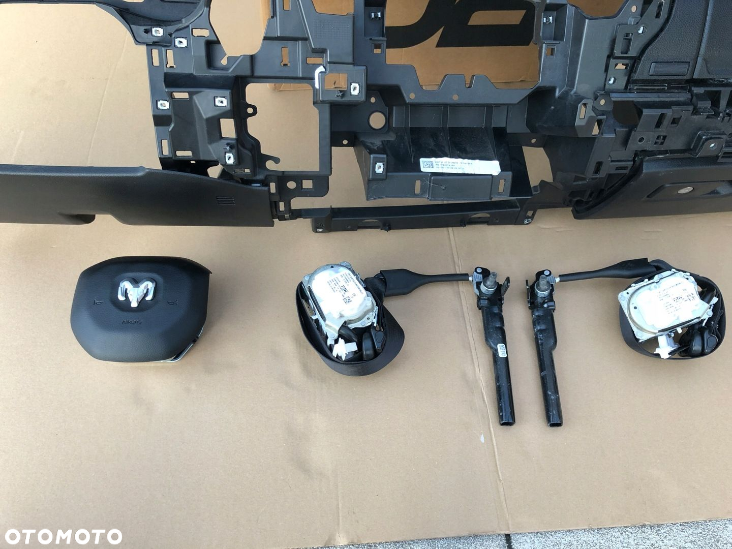 DODGE RAM 1500 V 19 2019-2024 DESKA KOKPIT KONSOLA PASY AIR BAG KOMPLET - 7