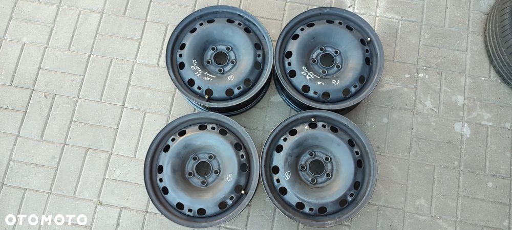 FELGI STALOWE 6C0601027B 5x100 6Jx15 CALI ET38 VW SEAT SKODA KOMPLET 4 SZTUKI - 1