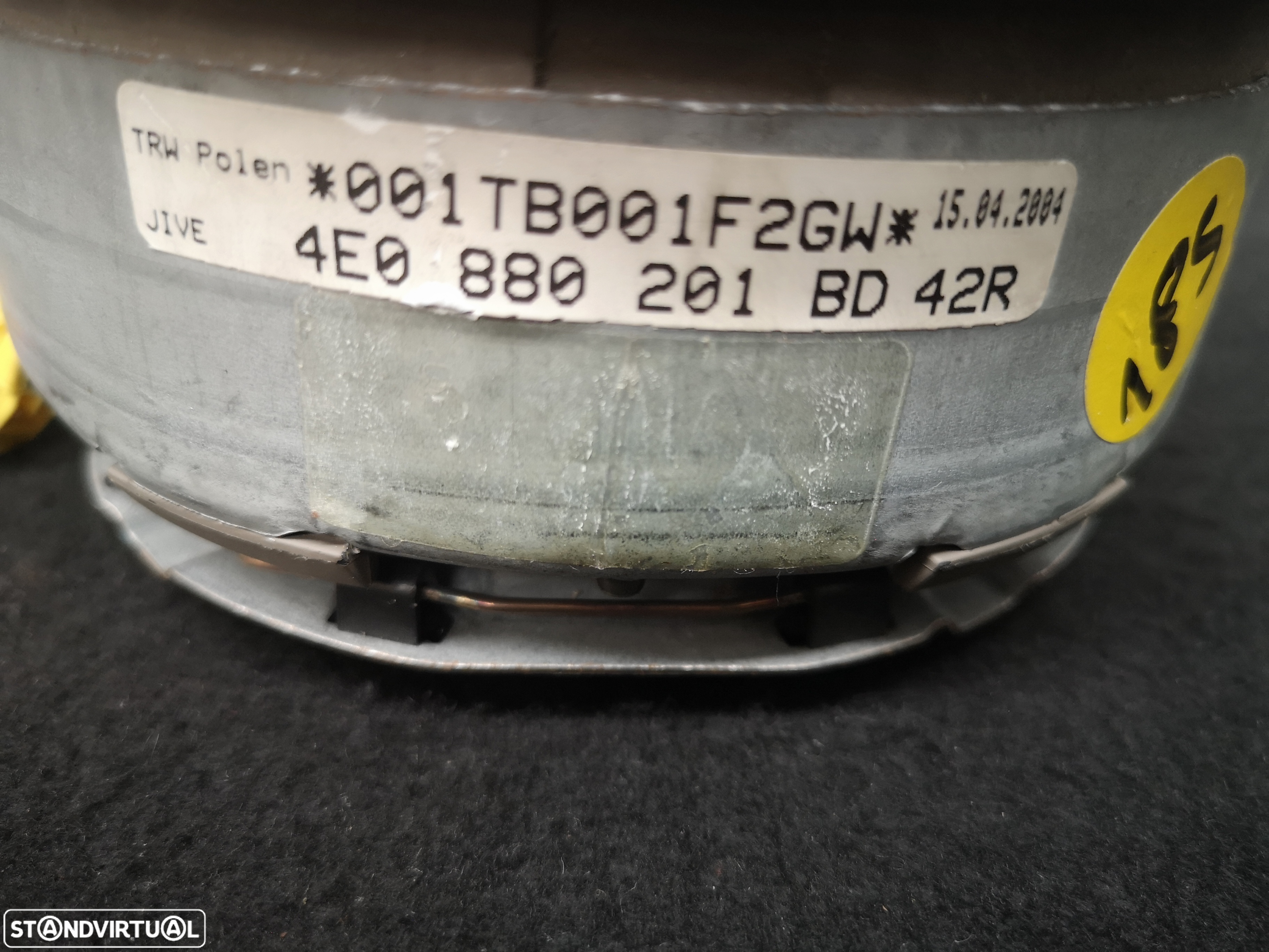 Airbag de volante Audi A8 D3 4e0 2003-2005 42R - 4