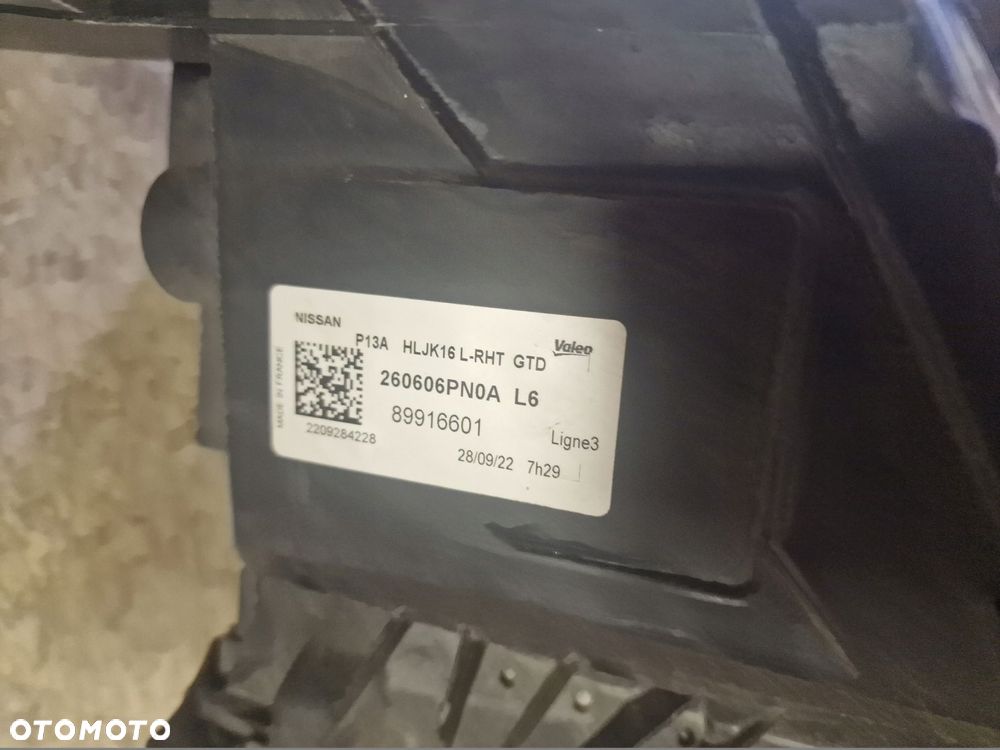 lampa przednia nissan juke ii f16 lift 260106pn0a 260606pn0a komplet - 5