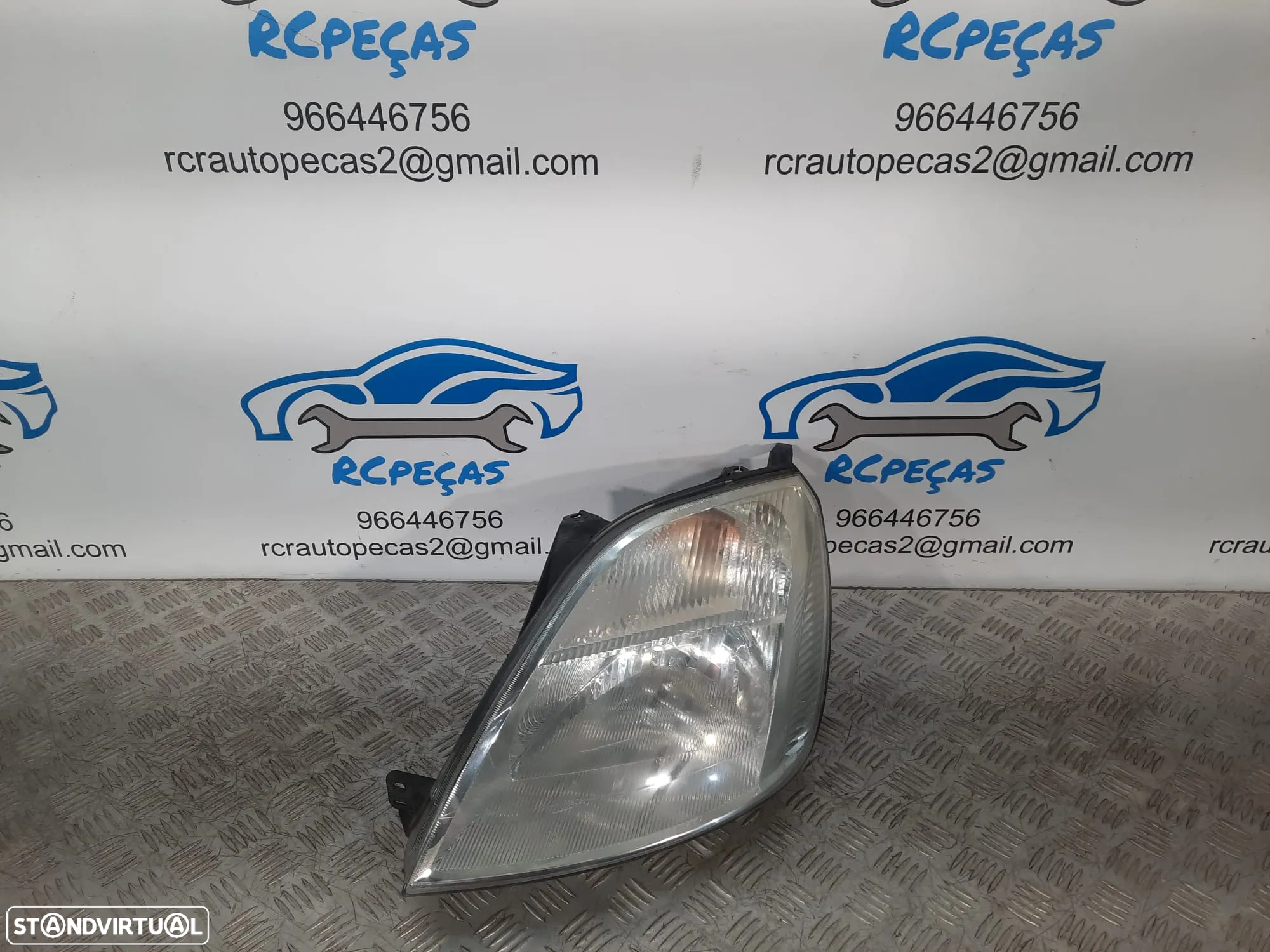 OTICA OTICAS ESQUERDA DIREITA FORD FIESTA V 5 MK5 OPTICA OPTICAS FAROL FAROIS ORIGINAL - 7