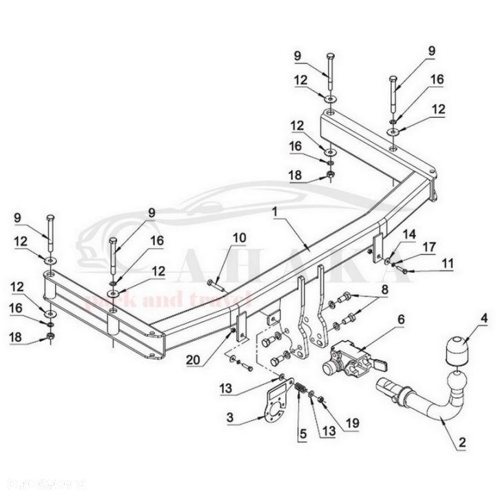 Hak Holowniczy Automat Do Seat Exeo St Kombi 2009-2014 - 3