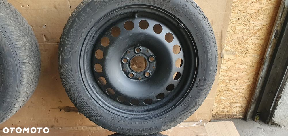 Felgi stalowe z oponami 205/55 R16 6,5J 5x112 ET49 VW Mercedes KBA43930 - 12