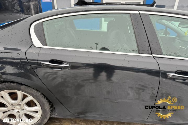 Usa / Portiera spate dreapta culoare KTV-NEGRU PERLA NERA Peugeot 508 - 1