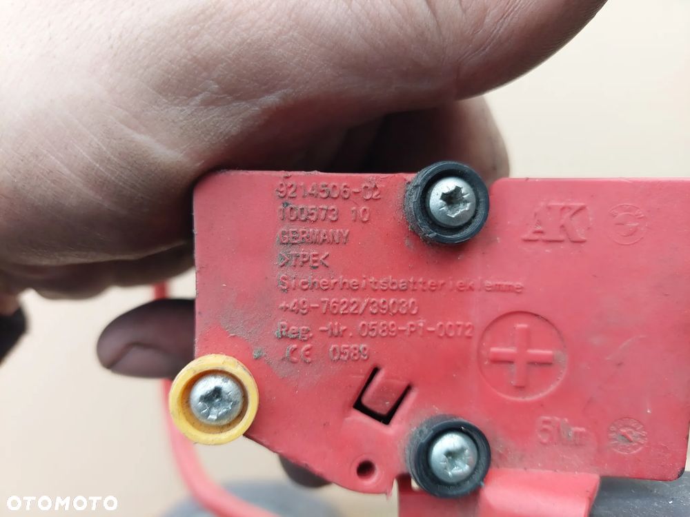 BMW F30 F31 KLEMA PLUSOWA PIROTECHNICZNA 9214506 RAF-AUTO CZEŚCI BMW - 3