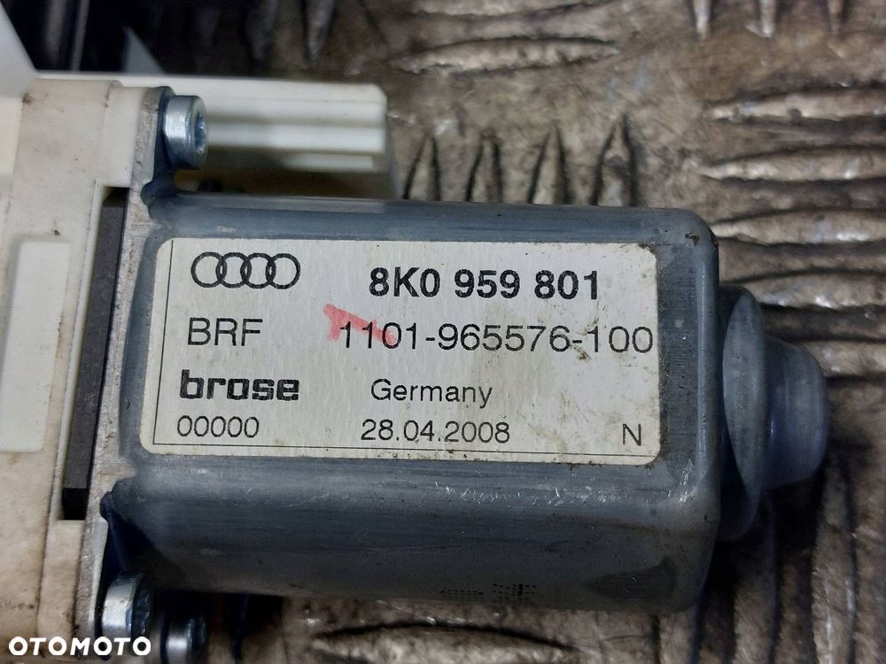 MECHANIZM PODNOŚNIK SZYBY LEWY PRZÓD PRAWY PRZÓD AUDI A4 B8 8K0959801 - 4