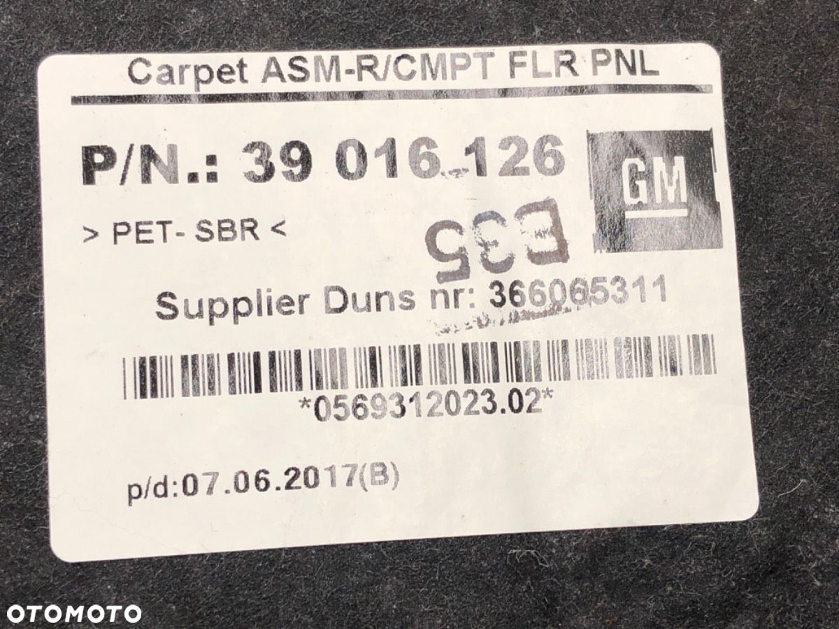 PODŁOGA BAGAŻNIKA - 260.00 PLN - OPEL ASTRA J sedan 2012 - 2022 1.4 LPG (69) 103 kW [140 KM] - 3