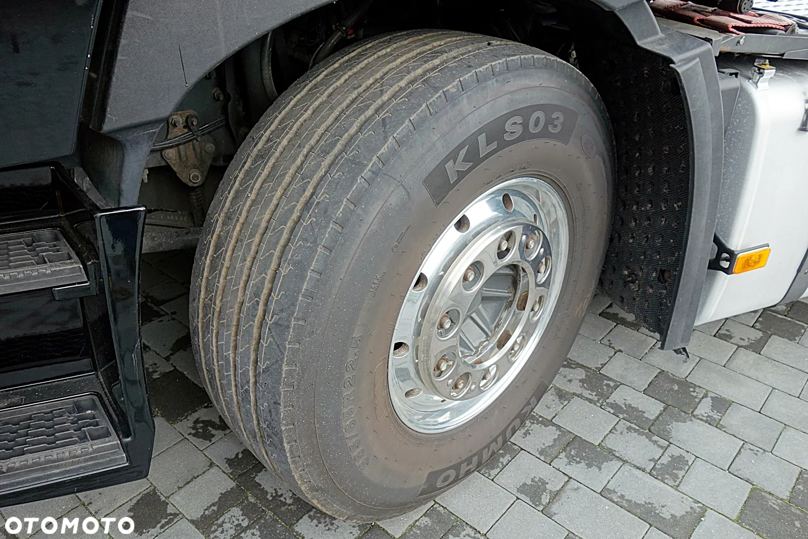 Renault GAMA T520 PUSCHER DMC 70T OŚ SKRĘTNA PODNOSZONA WYSOKA KABINA ALUFELGI KLIMA POSTOJOWA - 36