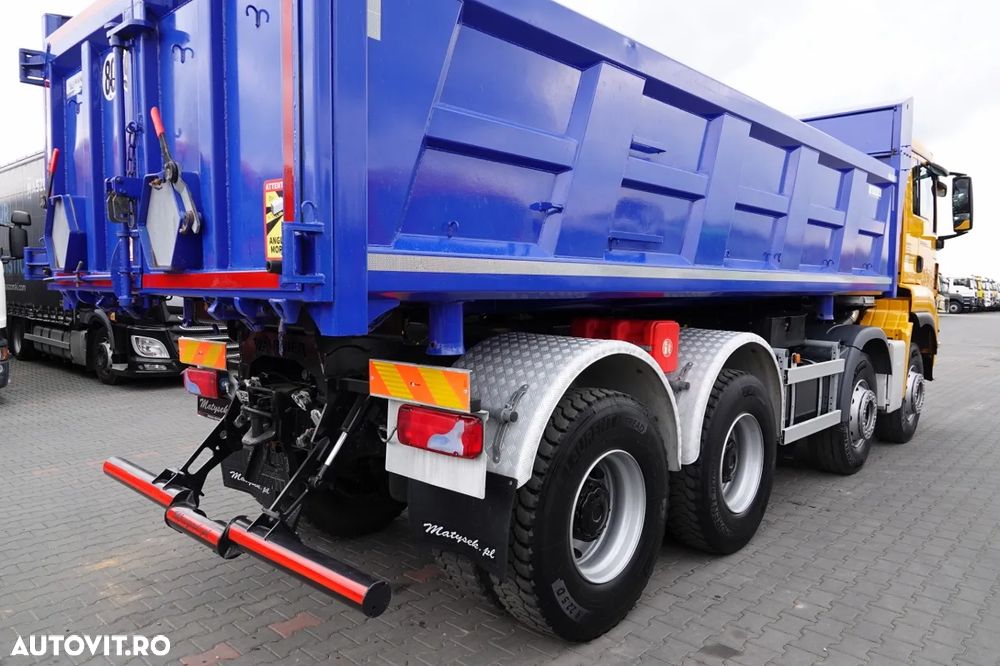 MAN TGS 35.500 / 8x4 / BASCULANTE / HYDROBURTA / BORDMATIK / NAVI / 2019 - 16