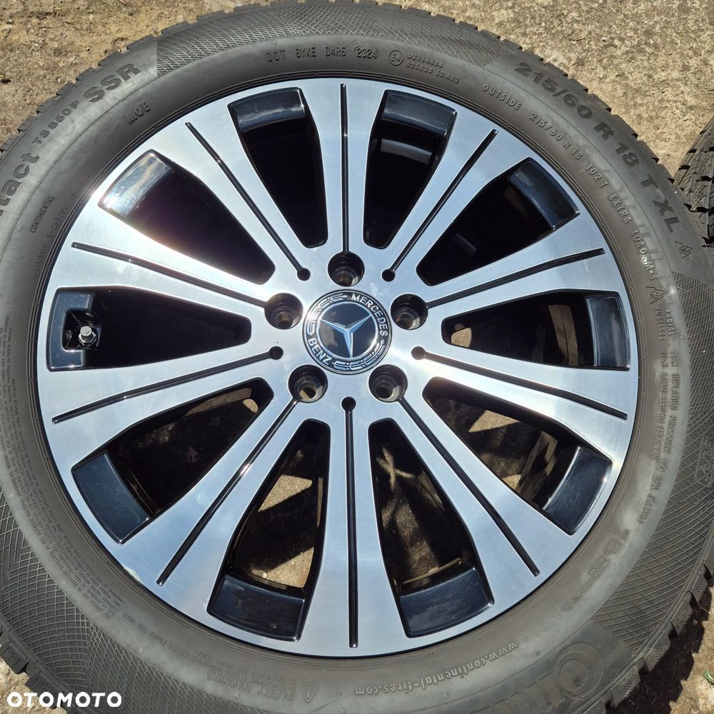 ZIMA KOŁA 215/60 R18 ORYGINAŁ MERCEDES EQB EQA W243 GLA GLB GLK +CZUJNIKI - 6