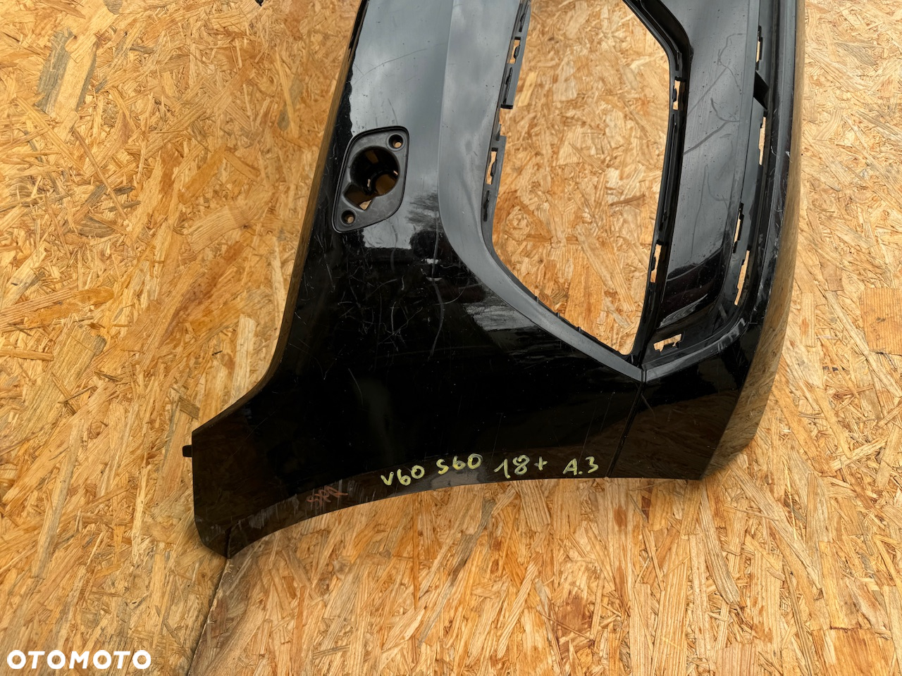 ZDERZAK PRZÓD PRZEDNI VOLVO V60 II 2 S60 III 3 18+ INSCRIPTION SPRYSKI WERSJA BEZ HALOGENÓW GRILL ATRAPA 31690589 ORYGINAŁ - 7