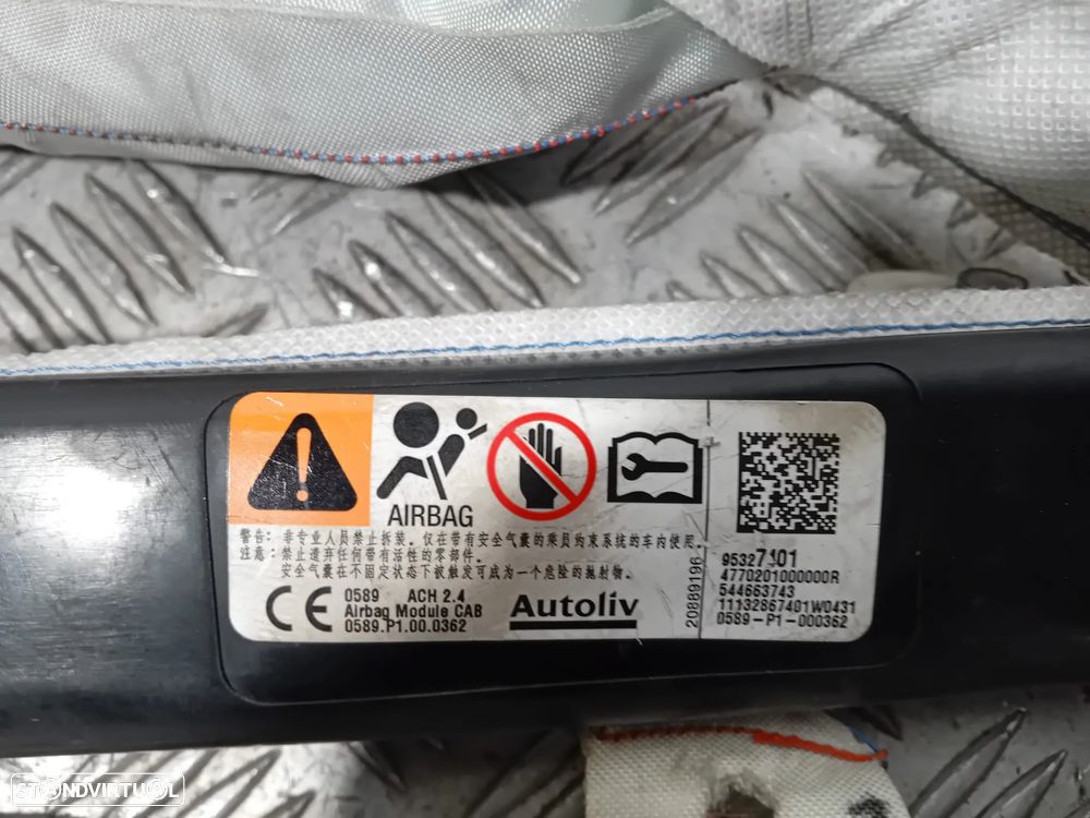 Cortina Cortinas de Airbag Opel Mokka  95327400 95327401 Original - 3