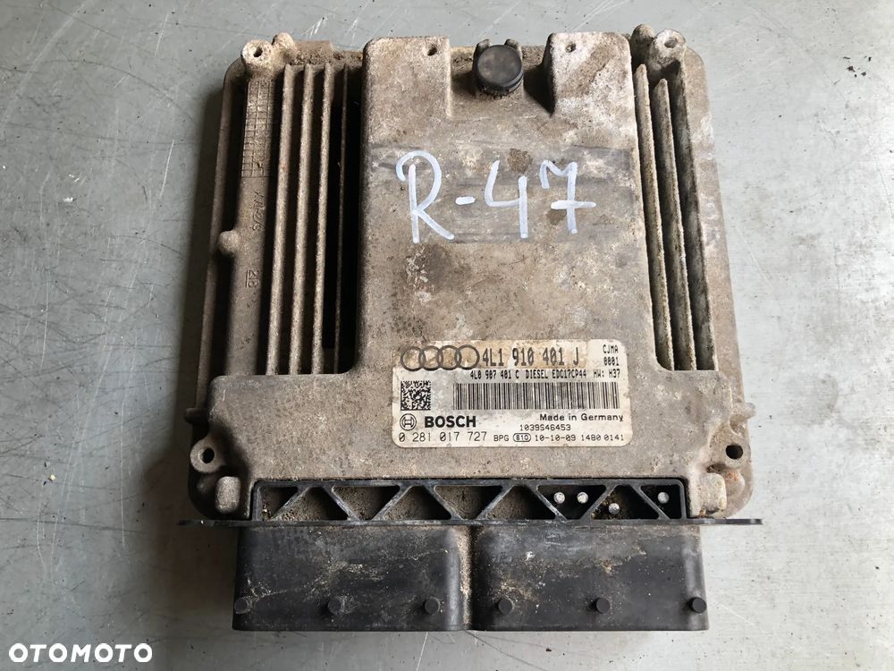 R47 . Komputer Sterownik Silnika 4L1910401J Audi Q7 4L 3.0 TDI 0281017727 - Gwarancja Wysyłka - 1