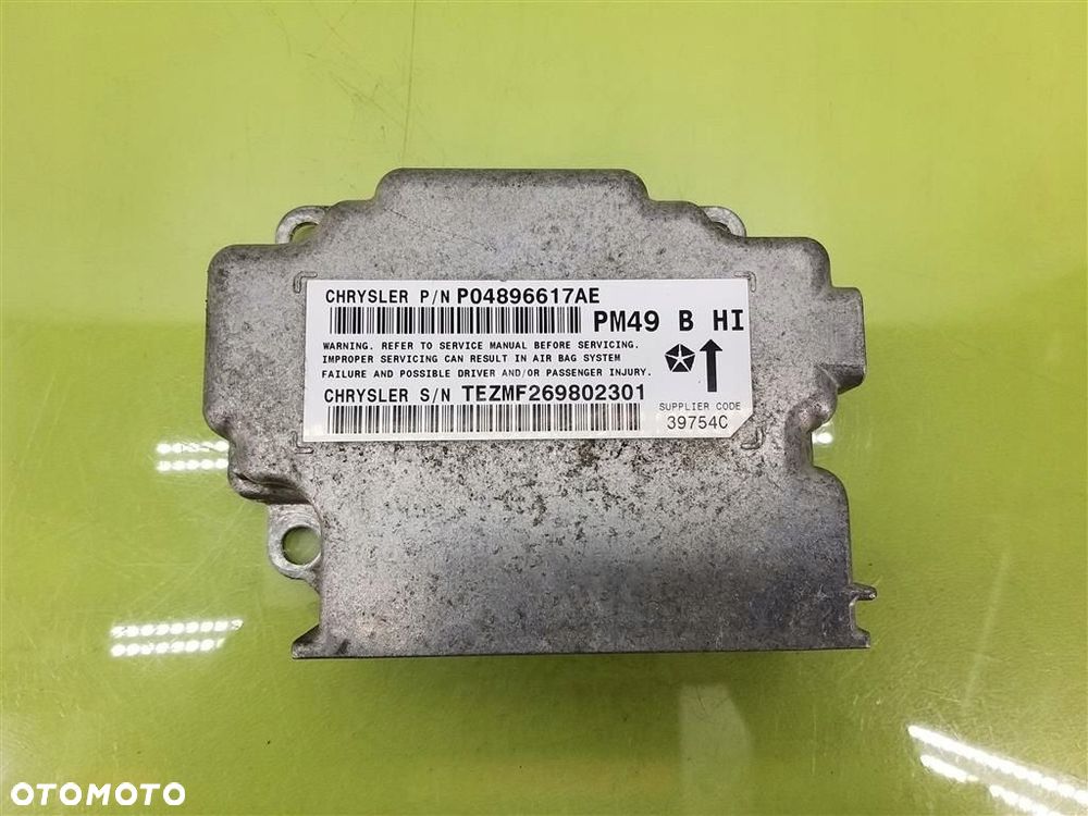 SENSOR MODUŁ AIRBAG AIR BAG DODGE CALIBER 07-12 R P04896617AE - 1