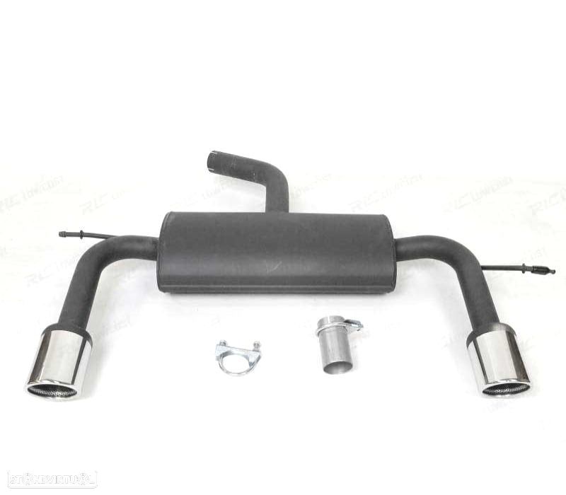 LINHA DE  ESCAPE PARA AUDI A3 SPORTBACK 12-CROMADO - 1