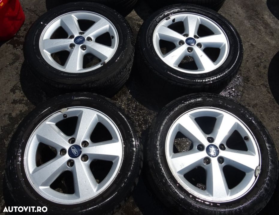 Jante aliaj R16 Ford Focus 2 din 2005 6.5Jx16H2 cu cauciuc - 1