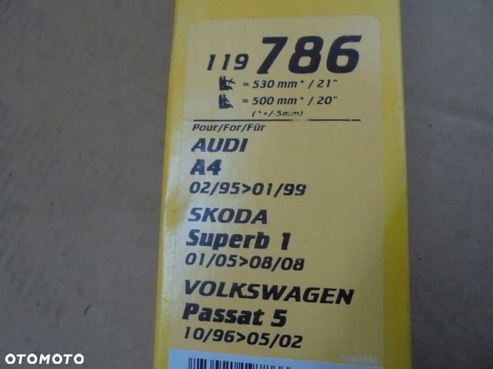 WYCIERACZKI PIORA SZYBY AUDI A4 B5 SWF 119786 NOWE - 2