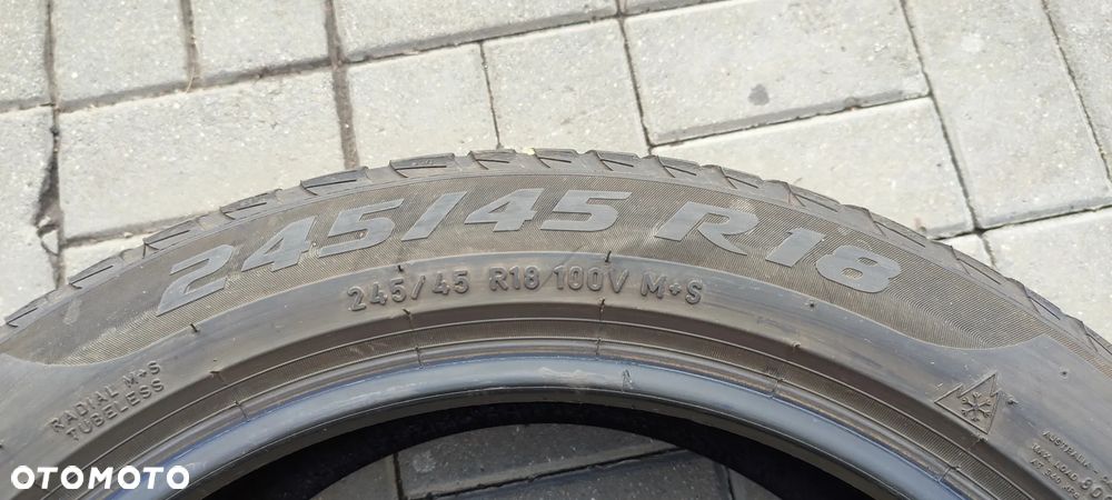 OPONY 2x 245/45R18 PIRELLI SOTTOZERO 3 (0120) 6 mm ZIMA 2 SZTUKI PARA - 6