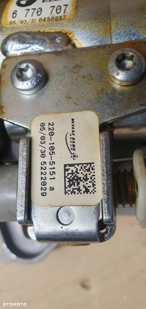 Kolumna kierownicza elektryczna stacyjka BMW 6 E63 6770707 - 8