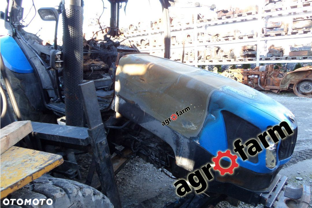 New Holland części TSA TS125A 115 silnik skrzynia zwolnica piasta obudowa układ wał blok zwrotnica - 2