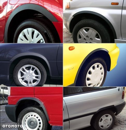 VW GOLF Nakładki na błotnik przód tył listwa nadkola zestaw 4 szt - 2